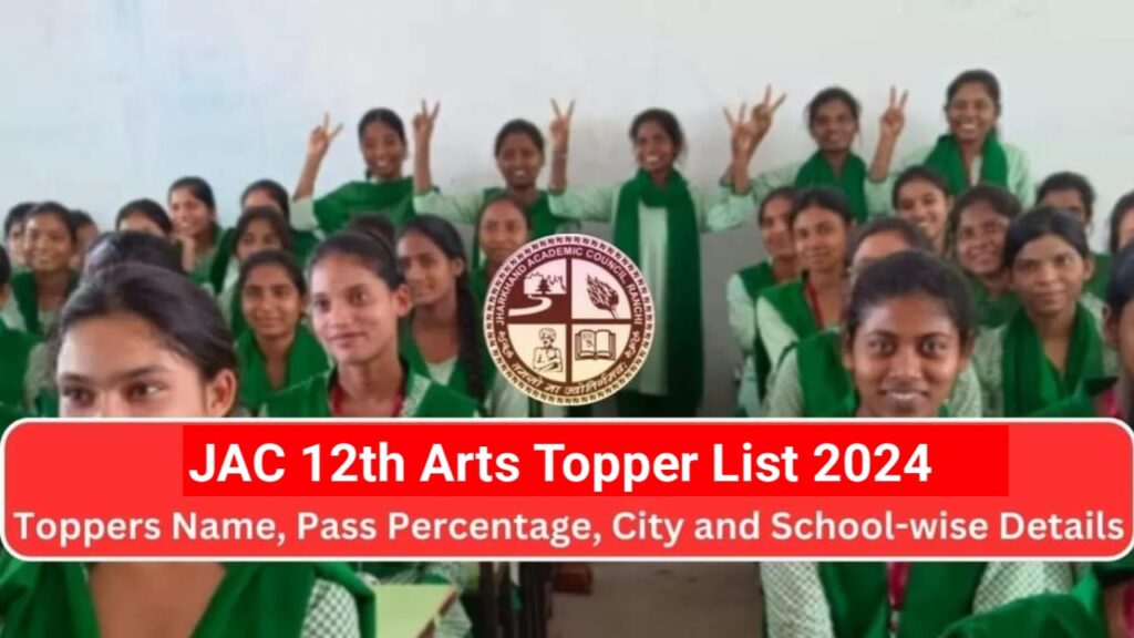 JAC 12th Arts Toppers List 2024