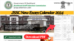 JSSC New Exam Calendar 2024